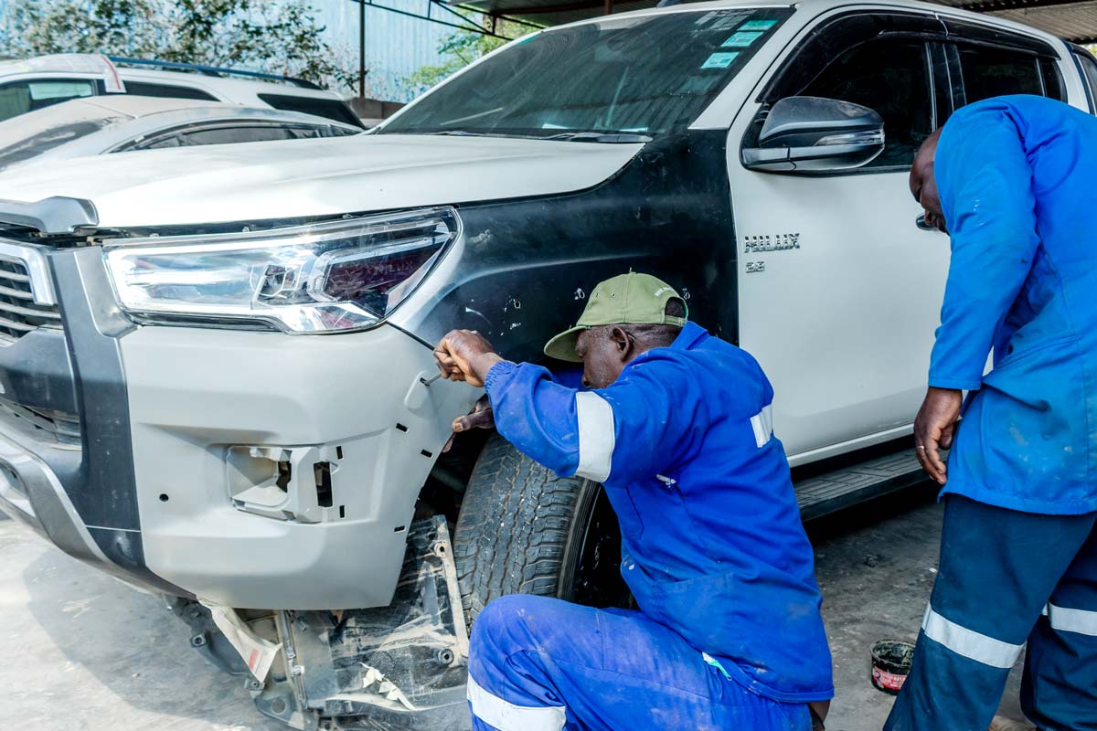 Professional panel beating service